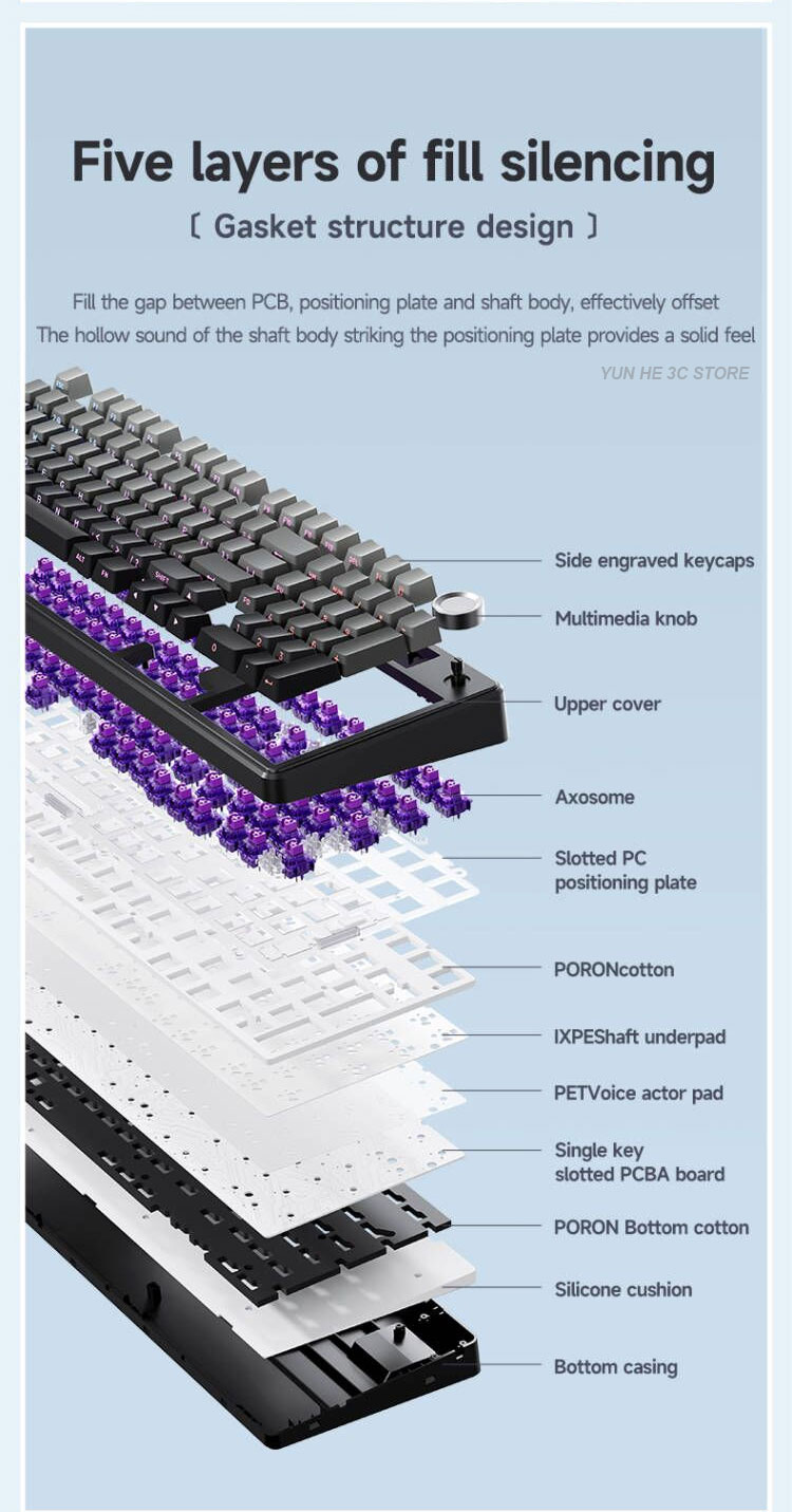 AULA-F99-Pro-mechanische-Tastatur-mit-100-TastenDreimodusHot-Swap-faumlhig8000mAhPBT-Zwei-Farben-Tas-2021805-8